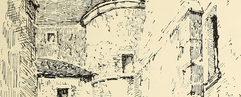 An illustration from Ancient castles and mansions of Stirling nobility / described and illustrated by J.S. Fleming, 1902, leaf 184
