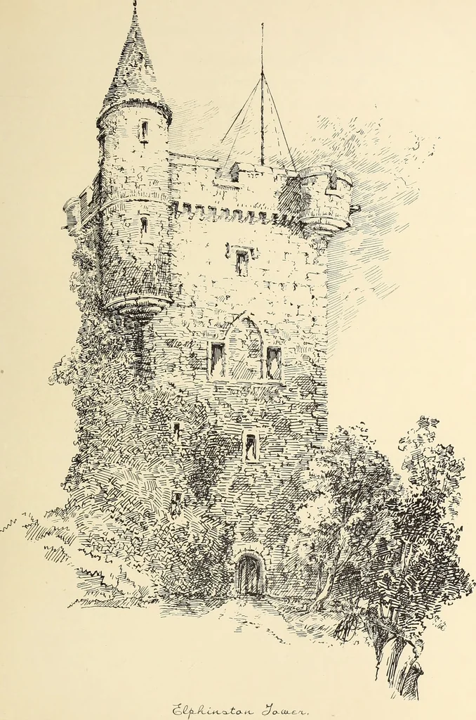 An illustration from Ancient castles and mansions of Stirling nobility / described and illustrated by J.S. Fleming, 1902, leaf 188