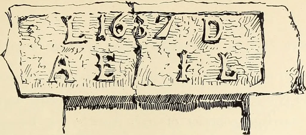 An illustration from Ancient castles and mansions of Stirling nobility / described and illustrated by J.S. Fleming, 1902, leaf 194