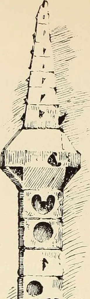 An illustration from Ancient castles and mansions of Stirling nobility / described and illustrated by J.S. Fleming, 1902, leaf 197