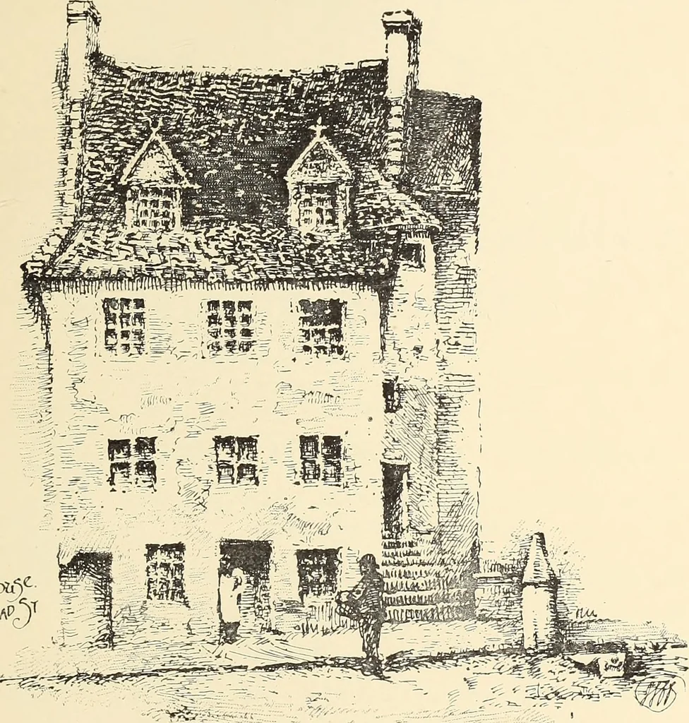 An illustration from Ancient castles and mansions of Stirling nobility / described and illustrated by J.S. Fleming, 1902, leaf 20
