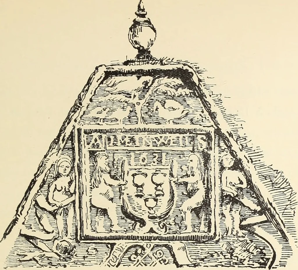 An illustration from Ancient castles and mansions of Stirling nobility / described and illustrated by J.S. Fleming, 1902, leaf 204