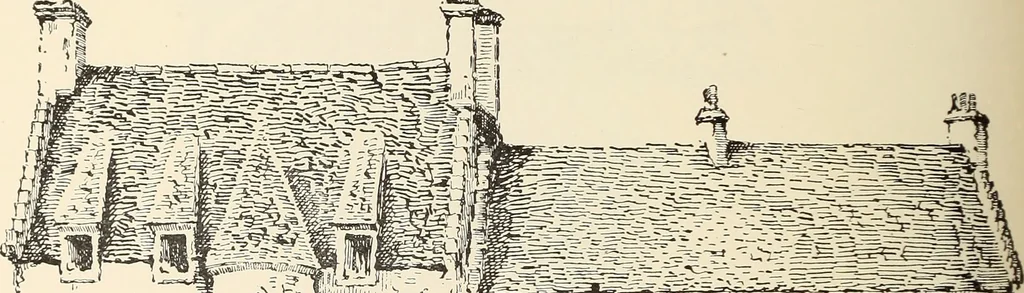 An illustration from Ancient castles and mansions of Stirling nobility / described and illustrated by J.S. Fleming, 1902, leaf 205