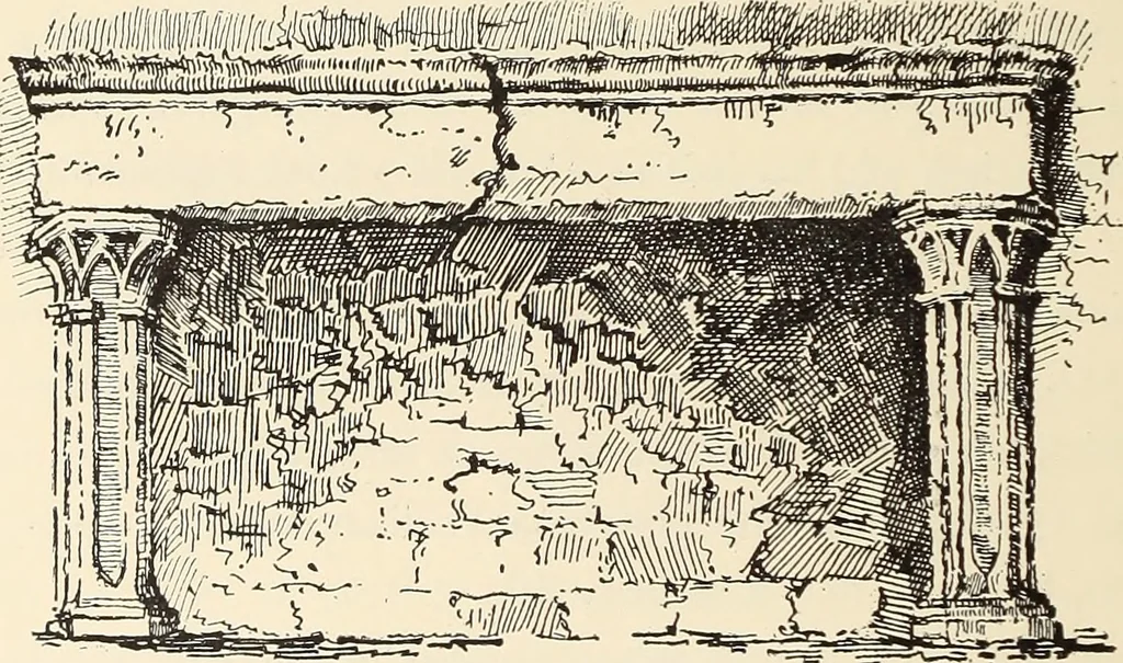 An illustration from Ancient castles and mansions of Stirling nobility / described and illustrated by J.S. Fleming, 1902, leaf 231