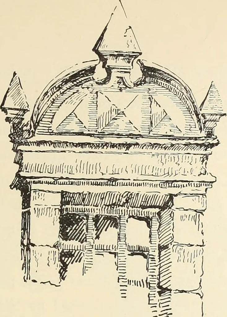 An illustration from Ancient castles and mansions of Stirling nobility / described and illustrated by J.S. Fleming, 1902, leaf 238