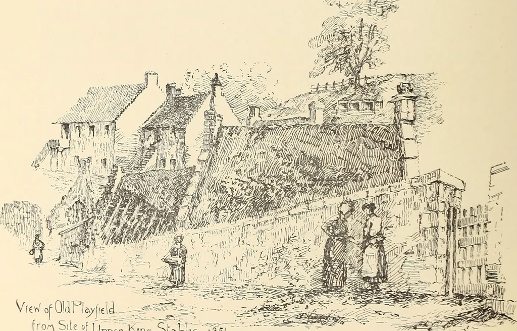 An illustration from Ancient castles and mansions of Stirling nobility / described and illustrated by J.S. Fleming, 1902, leaf 25