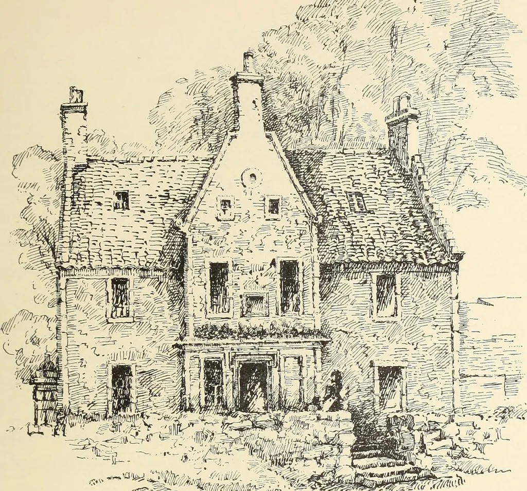 An illustration from Ancient castles and mansions of Stirling nobility / described and illustrated by J.S. Fleming, 1902, leaf 250