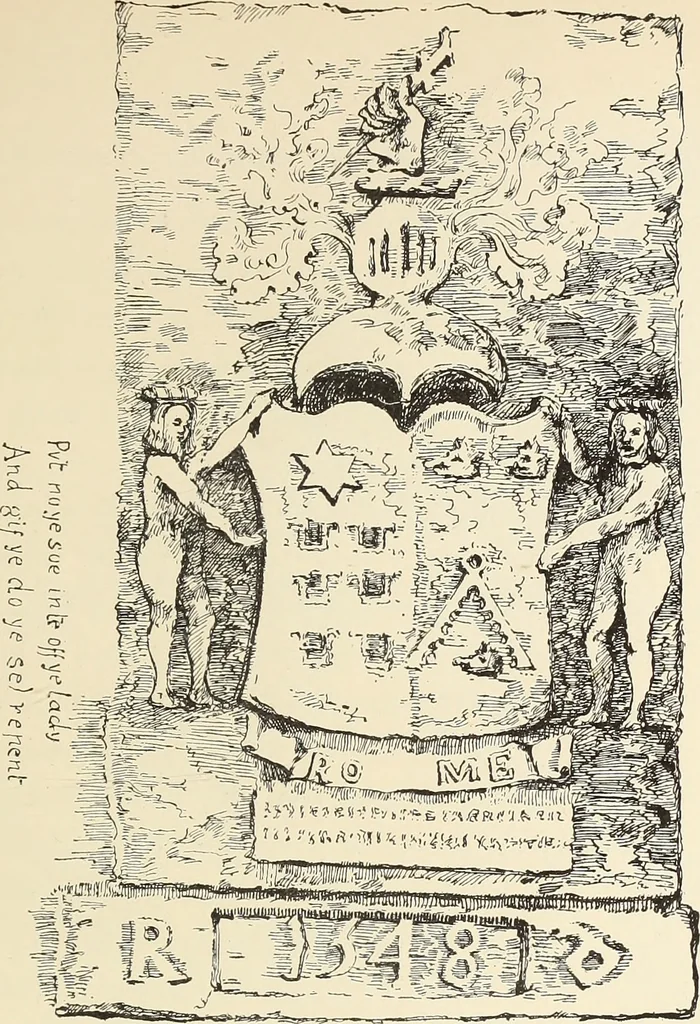 An illustration from Ancient castles and mansions of Stirling nobility / described and illustrated by J.S. Fleming, 1902, leaf 254