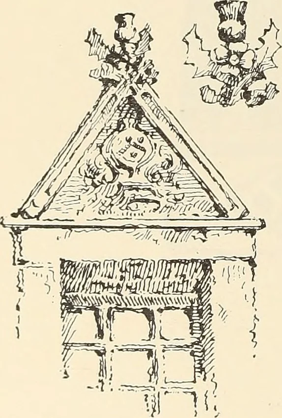 An illustration from Ancient castles and mansions of Stirling nobility / described and illustrated by J.S. Fleming, 1902, leaf 255