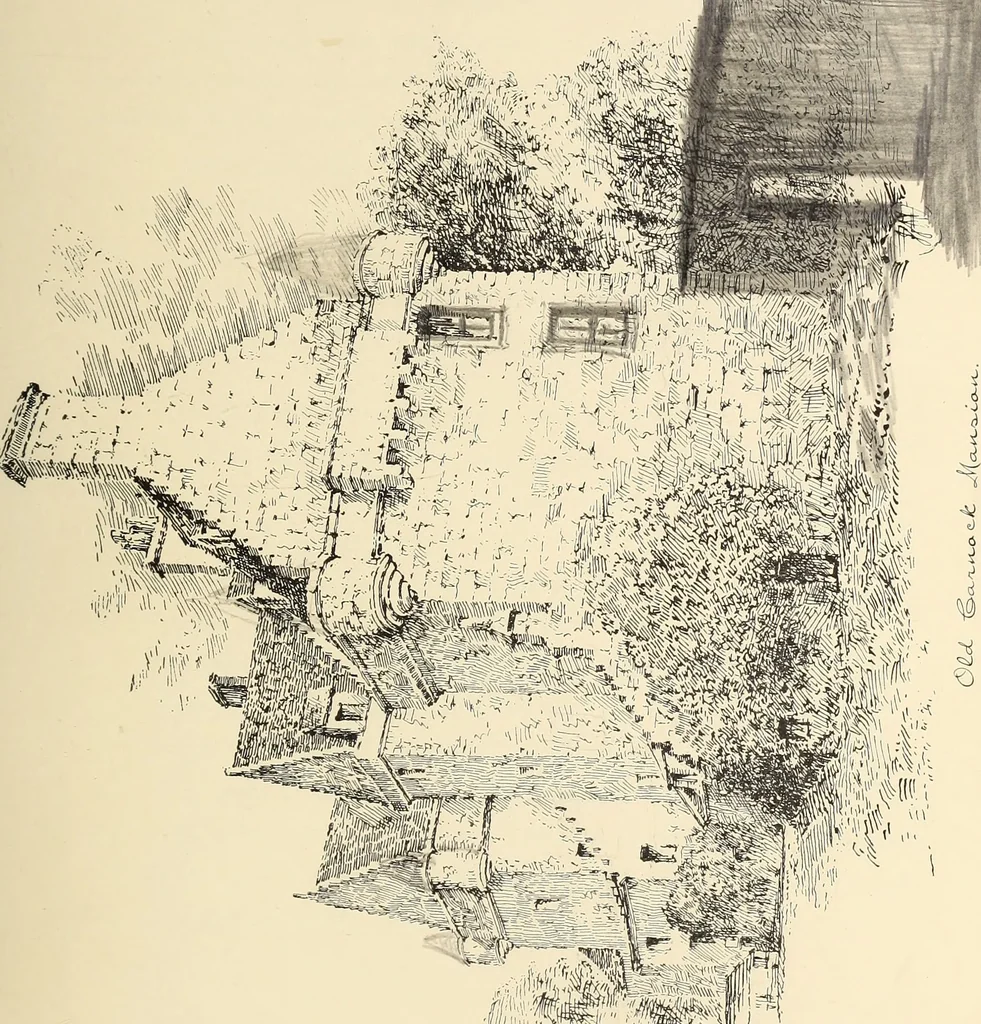 An illustration from Ancient castles and mansions of Stirling nobility / described and illustrated by J.S. Fleming, 1902, leaf 256