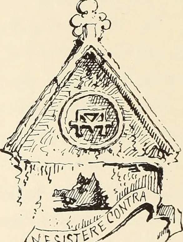 An illustration from Ancient castles and mansions of Stirling nobility / described and illustrated by J.S. Fleming, 1902, leaf 261