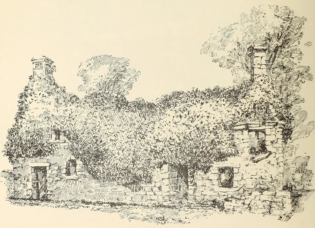 An illustration from Ancient castles and mansions of Stirling nobility / described and illustrated by J.S. Fleming, 1902, leaf 277