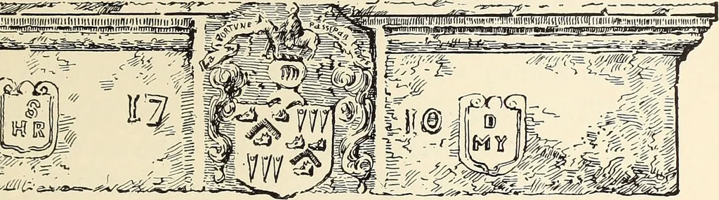 An illustration from Ancient castles and mansions of Stirling nobility / described and illustrated by J.S. Fleming, 1902, leaf 282