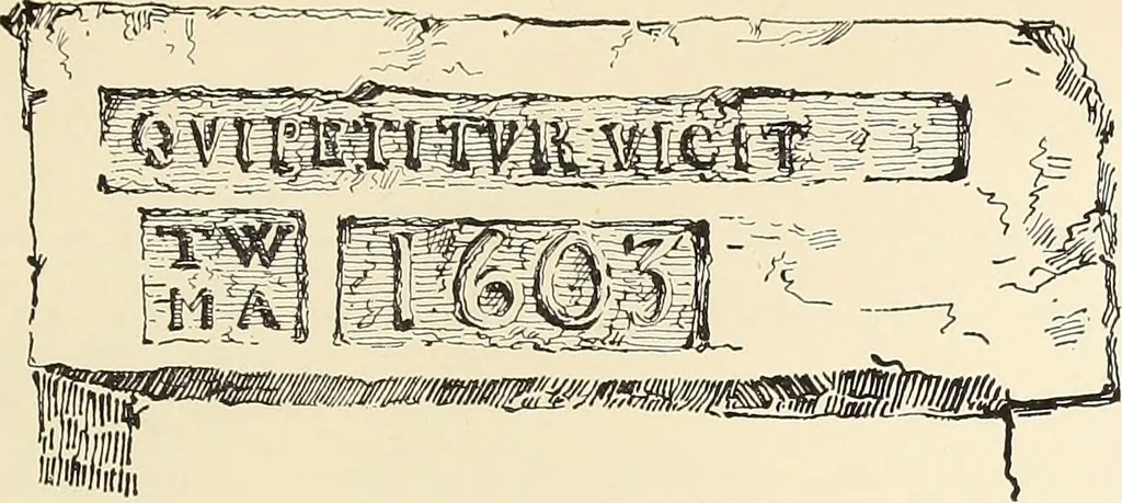 An illustration from Ancient castles and mansions of Stirling nobility / described and illustrated by J.S. Fleming, 1902, leaf 292