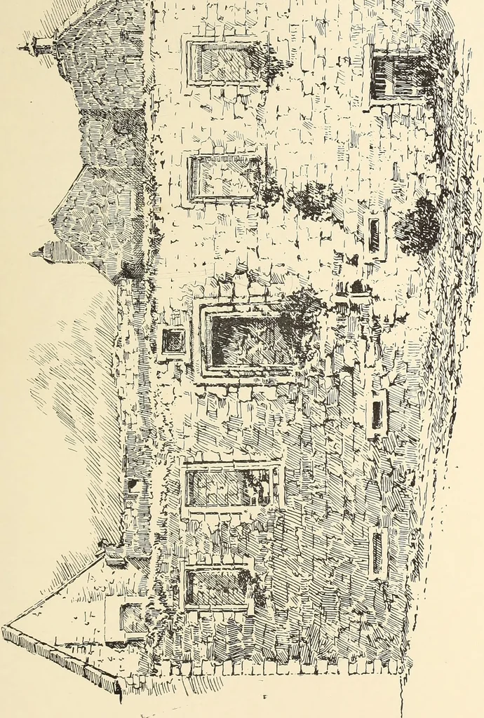 An illustration from Ancient castles and mansions of Stirling nobility / described and illustrated by J.S. Fleming, 1902, leaf 294