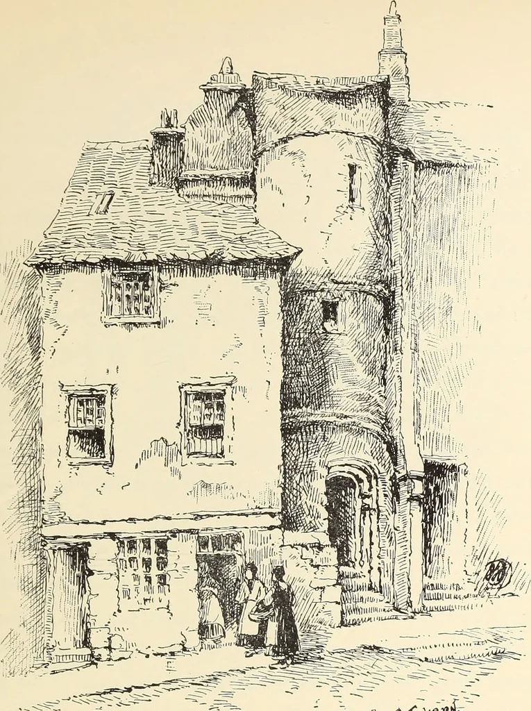 An illustration from Ancient castles and mansions of Stirling nobility / described and illustrated by J.S. Fleming, 1902, leaf 298
