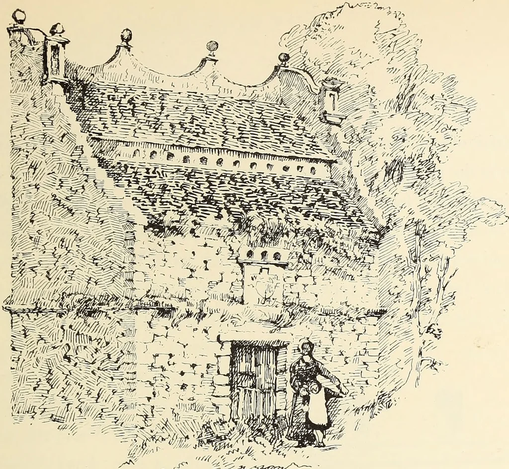 An illustration from Ancient castles and mansions of Stirling nobility / described and illustrated by J.S. Fleming, 1902, leaf 308