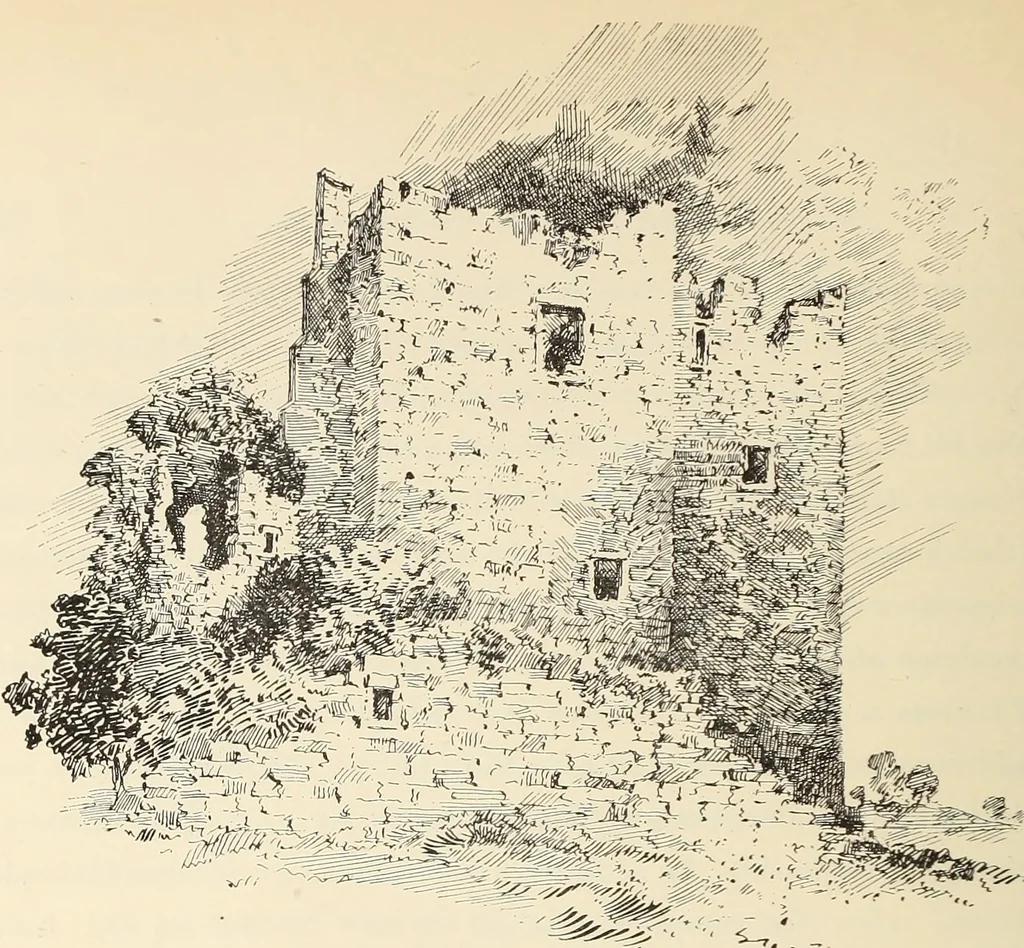An illustration from Ancient castles and mansions of Stirling nobility / described and illustrated by J.S. Fleming, 1902, leaf 315