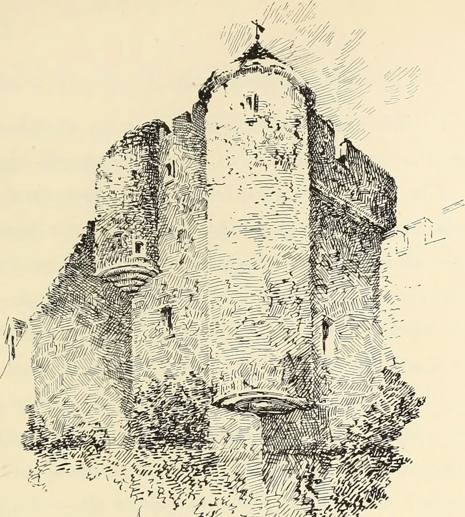 An illustration from Ancient castles and mansions of Stirling nobility / described and illustrated by J.S. Fleming, 1902, leaf 336