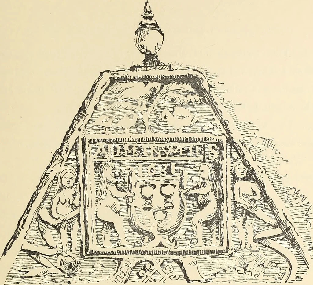 An illustration from Ancient castles and mansions of Stirling nobility / described and illustrated by J.S. Fleming, 1902, leaf 34