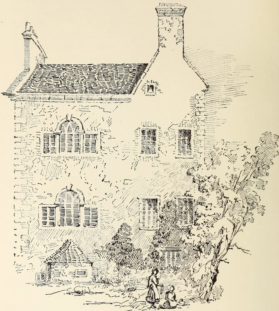 An illustration from Ancient castles and mansions of Stirling nobility / described and illustrated by J.S. Fleming, 1902, leaf 343
