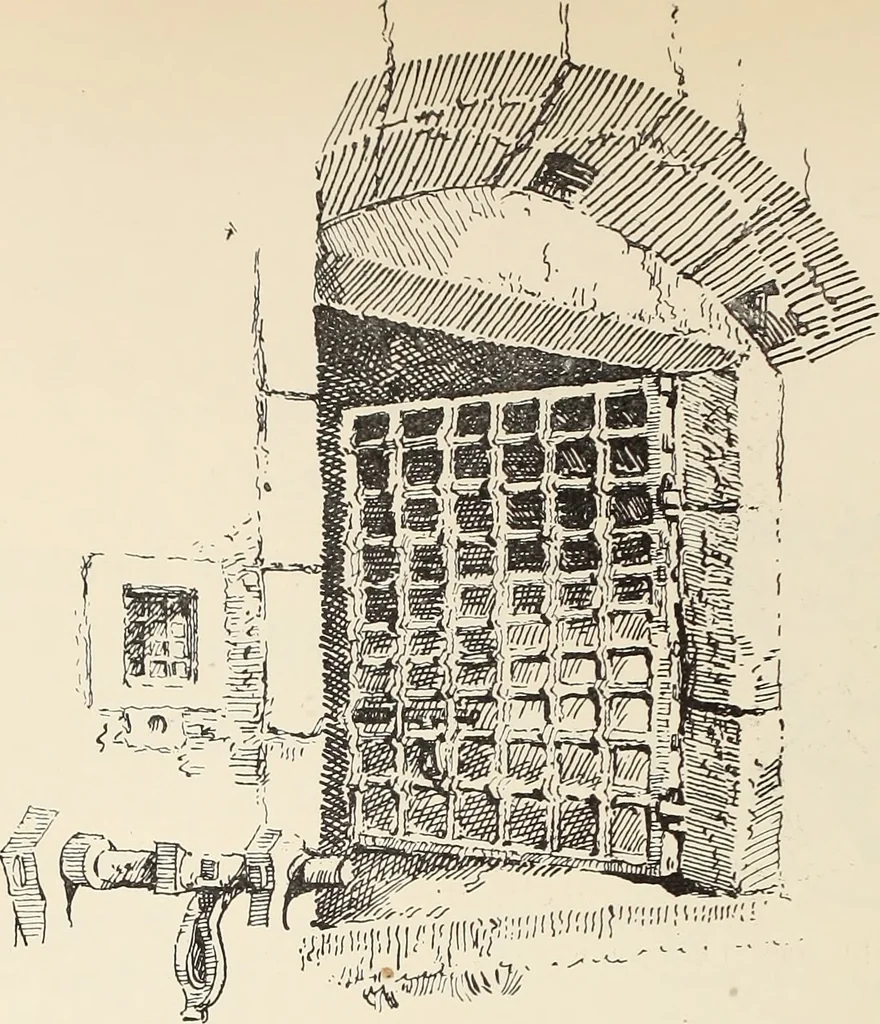 An illustration from Ancient castles and mansions of Stirling nobility / described and illustrated by J.S. Fleming, 1902, leaf 345