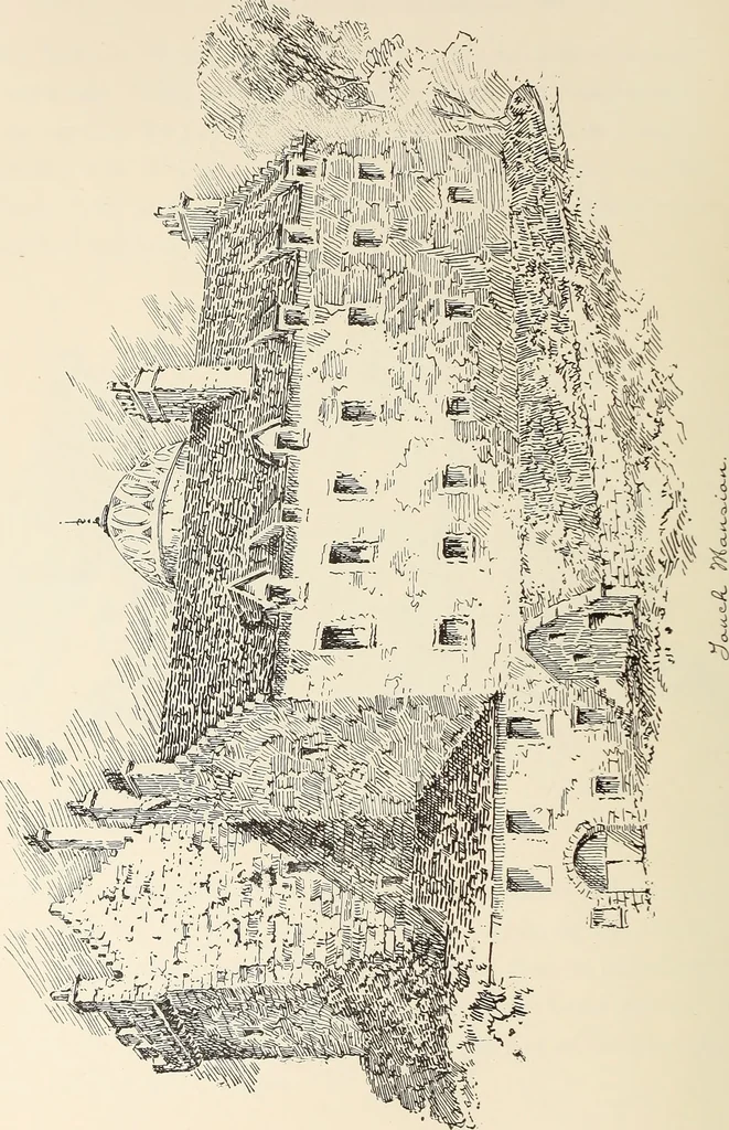 An illustration from Ancient castles and mansions of Stirling nobility / described and illustrated by J.S. Fleming, 1902, leaf 353