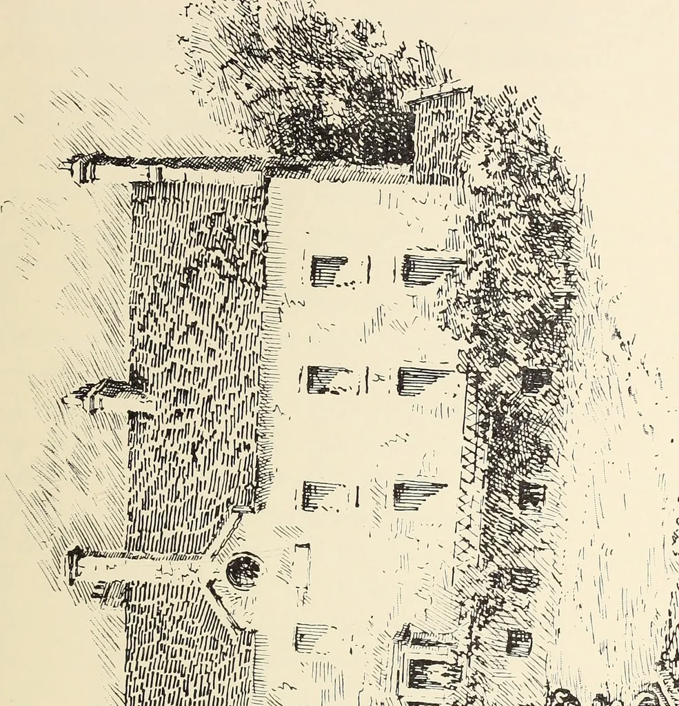 An illustration from Ancient castles and mansions of Stirling nobility / described and illustrated by J.S. Fleming, 1902, leaf 364