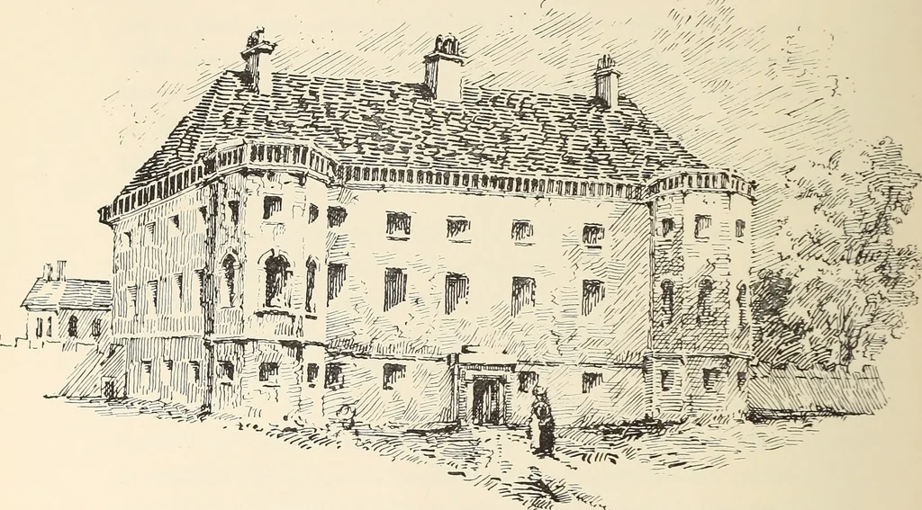 An illustration from Ancient castles and mansions of Stirling nobility / described and illustrated by J.S. Fleming, 1902, leaf 373