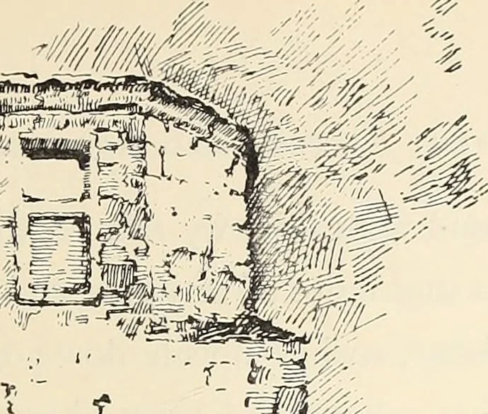 An illustration from Ancient castles and mansions of Stirling nobility / described and illustrated by J.S. Fleming, 1902, leaf 402