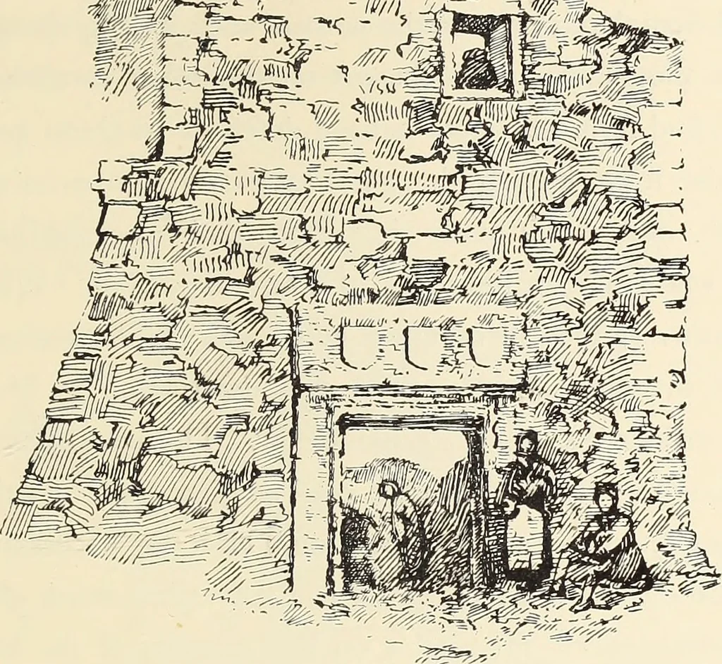 An illustration from Ancient castles and mansions of Stirling nobility / described and illustrated by J.S. Fleming, 1902, leaf 402