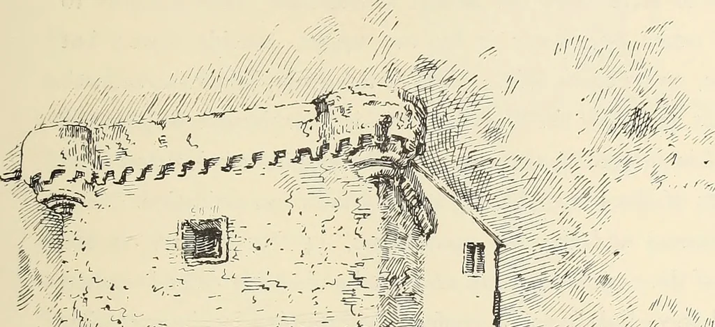 An illustration from Ancient castles and mansions of Stirling nobility / described and illustrated by J.S. Fleming, 1902, leaf 404