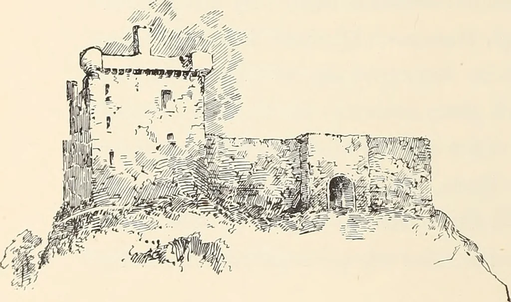 An illustration from Ancient castles and mansions of Stirling nobility / described and illustrated by J.S. Fleming, 1902, leaf 407