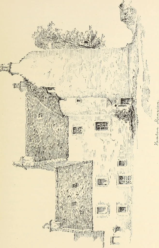 An illustration from Ancient castles and mansions of Stirling nobility / described and illustrated by J.S. Fleming, 1902, leaf 412