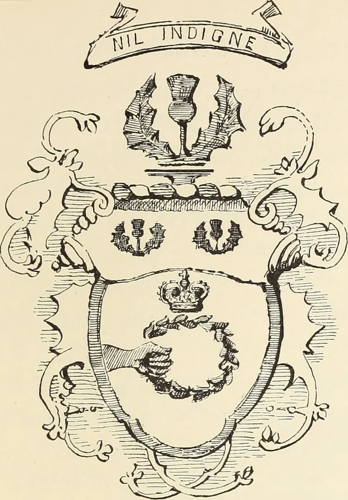 An illustration from Ancient castles and mansions of Stirling nobility / described and illustrated by J.S. Fleming, 1902, leaf 416