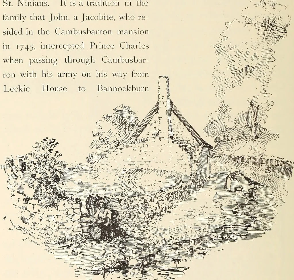 An illustration from Ancient castles and mansions of Stirling nobility / described and illustrated by J.S. Fleming, 1902, leaf 419