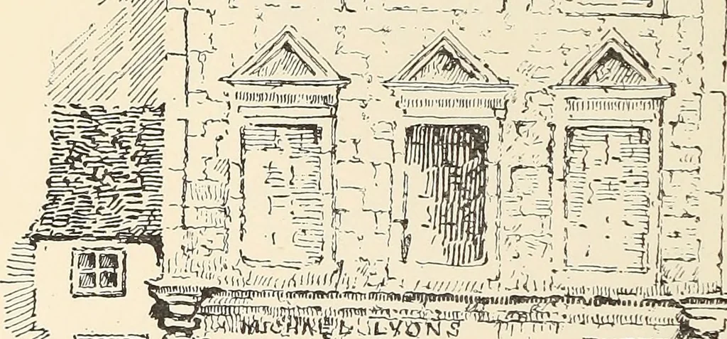 An illustration from Ancient castles and mansions of Stirling nobility / described and illustrated by J.S. Fleming, 1902, leaf 429