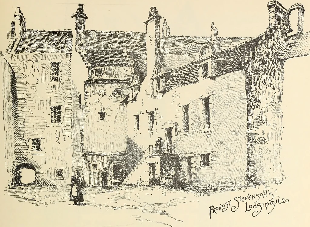 An illustration from Ancient castles and mansions of Stirling nobility / described and illustrated by J.S. Fleming, 1902, leaf 434