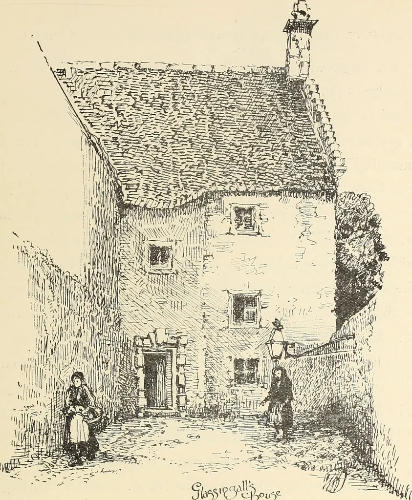 An illustration from Ancient castles and mansions of Stirling nobility / described and illustrated by J.S. Fleming, 1902, leaf 438