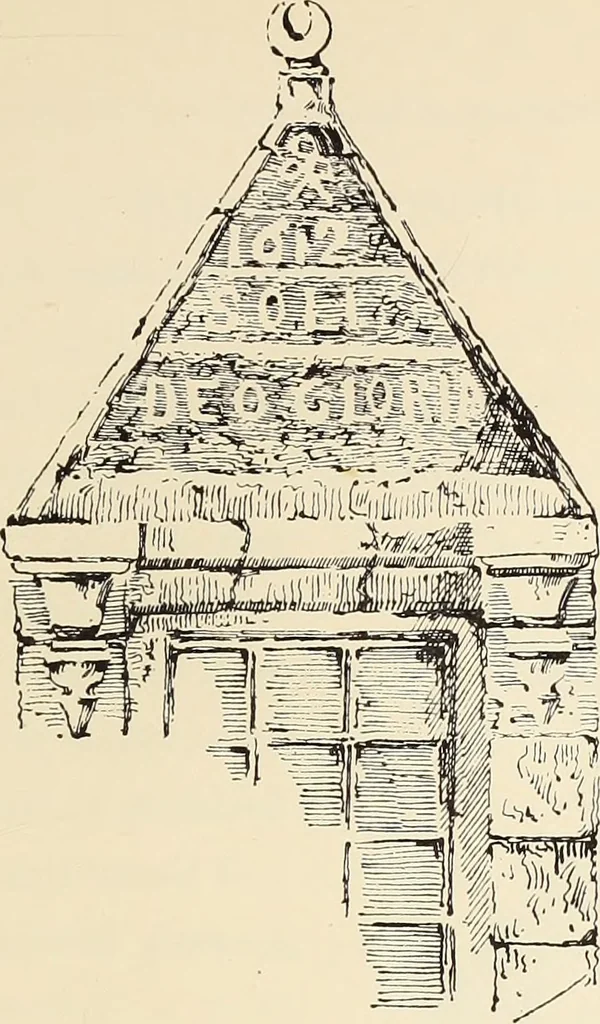 An illustration from Ancient castles and mansions of Stirling nobility / described and illustrated by J.S. Fleming, 1902, leaf 446
