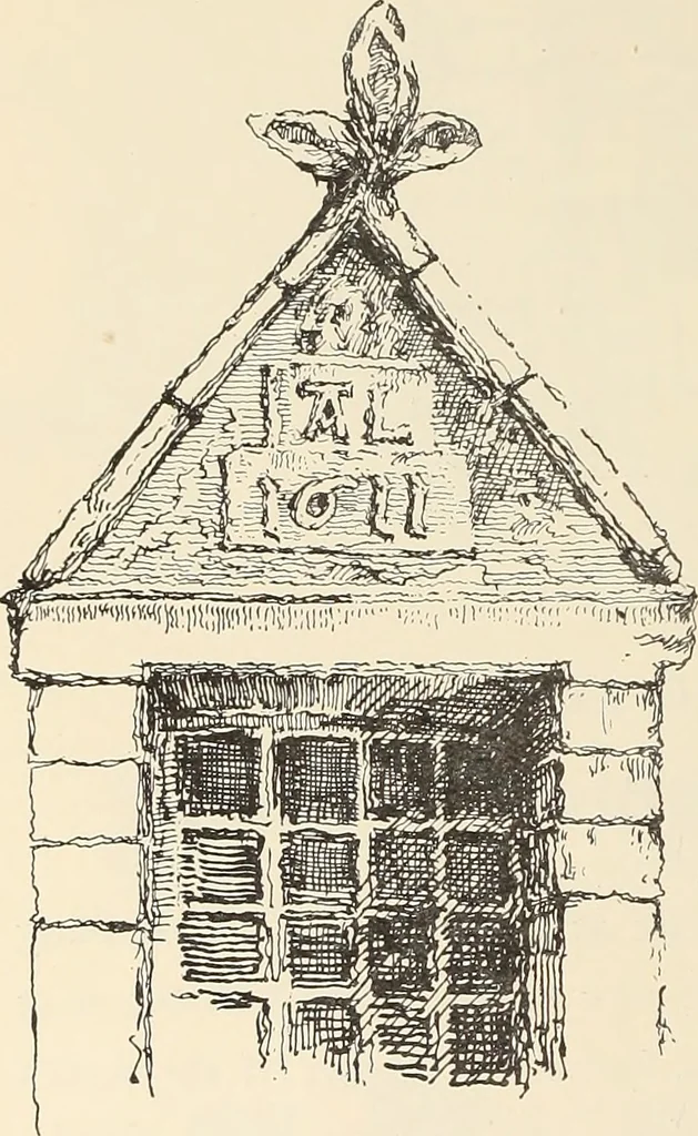 An illustration from Ancient castles and mansions of Stirling nobility / described and illustrated by J.S. Fleming, 1902, leaf 447