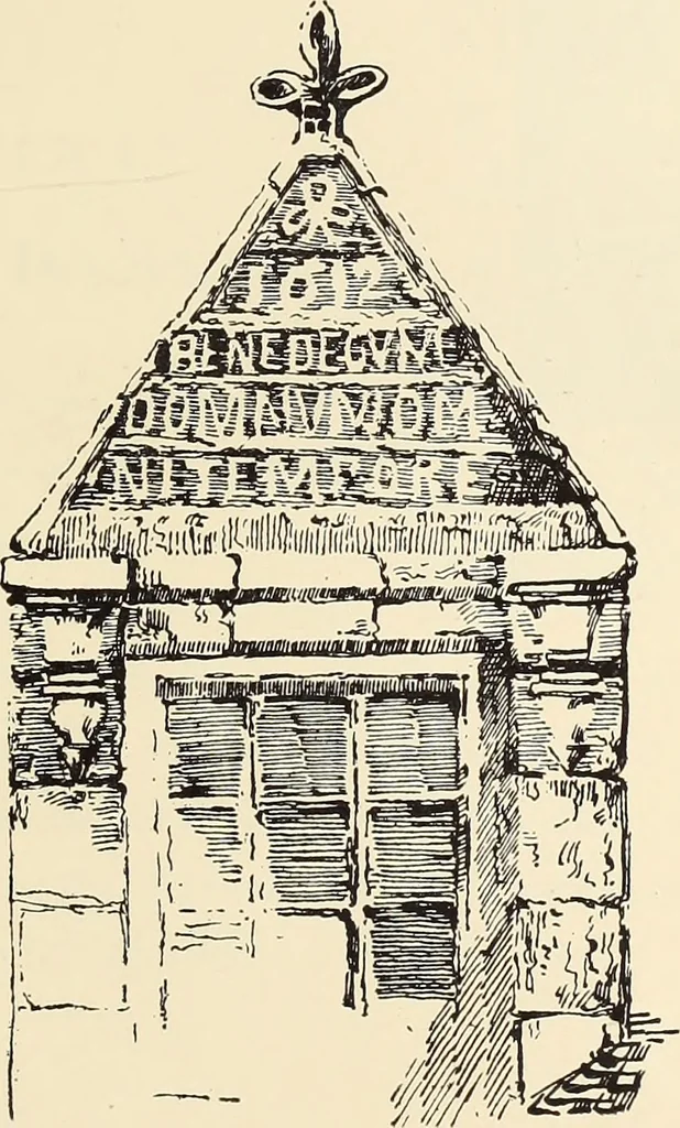 An illustration from Ancient castles and mansions of Stirling nobility / described and illustrated by J.S. Fleming, 1902, leaf 448