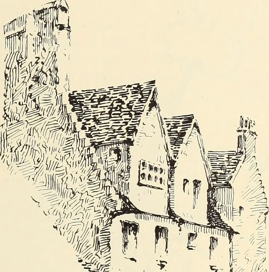 An illustration from Ancient castles and mansions of Stirling nobility / described and illustrated by J.S. Fleming, 1902, leaf 456