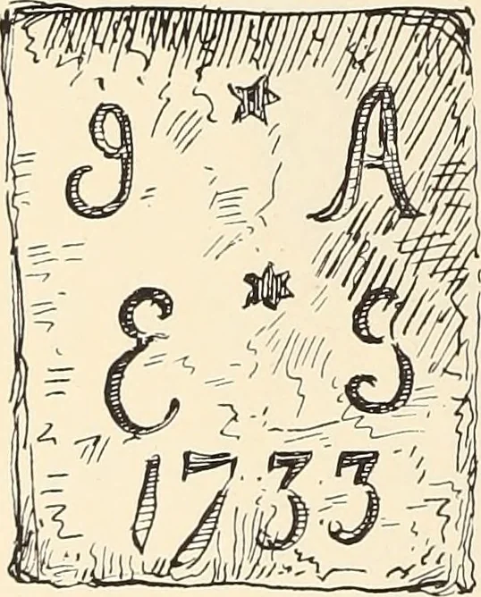 An illustration from Ancient castles and mansions of Stirling nobility / described and illustrated by J.S. Fleming, 1902, leaf 461