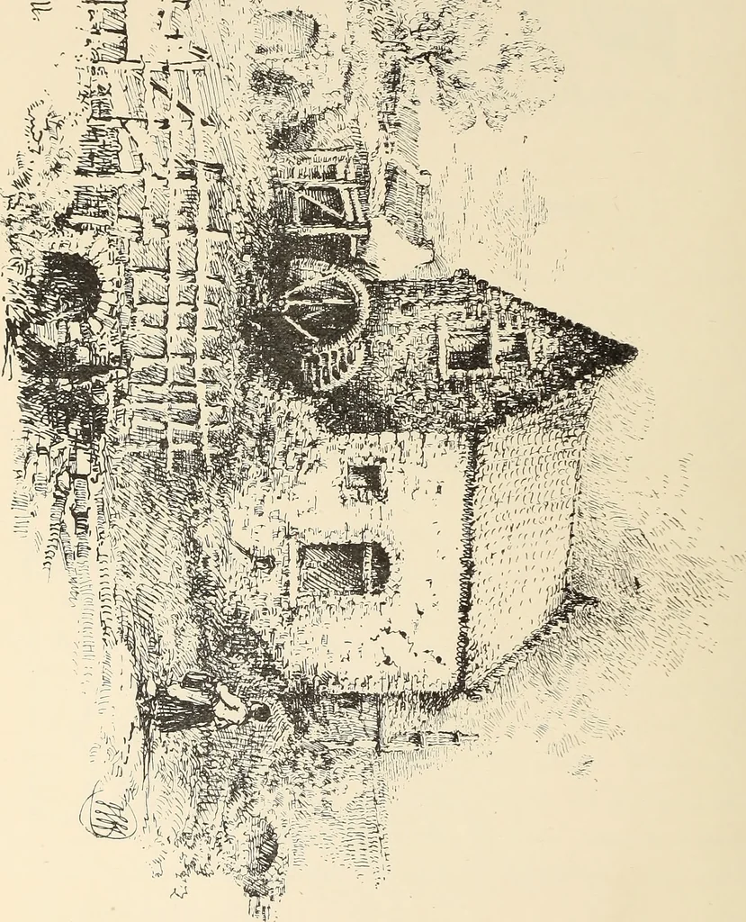 An illustration from Ancient castles and mansions of Stirling nobility / described and illustrated by J.S. Fleming, 1902, leaf 463