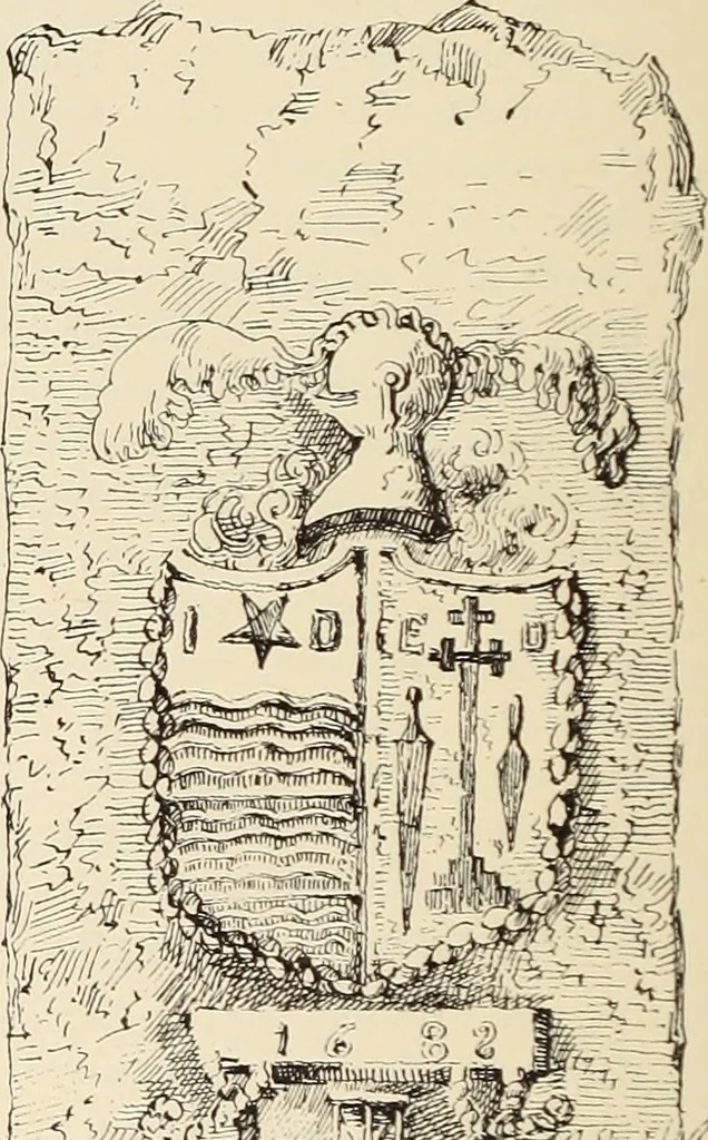 An illustration from Ancient castles and mansions of Stirling nobility / described and illustrated by J.S. Fleming, 1902, leaf 469