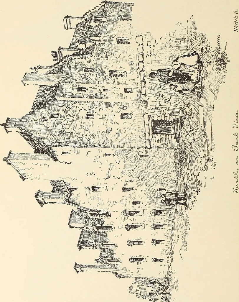 An illustration from Ancient castles and mansions of Stirling nobility / described and illustrated by J.S. Fleming, 1902, leaf 51