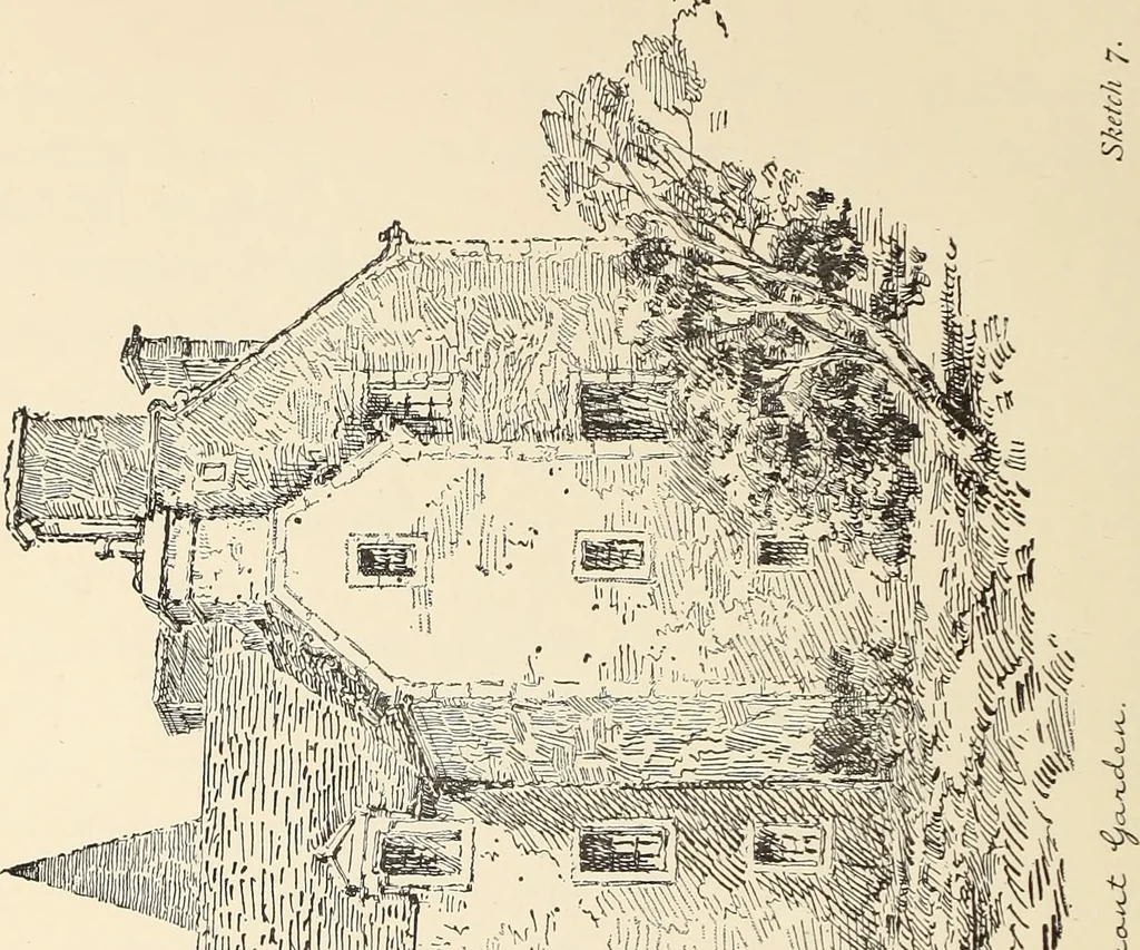 An illustration from Ancient castles and mansions of Stirling nobility / described and illustrated by J.S. Fleming, 1902, leaf 55