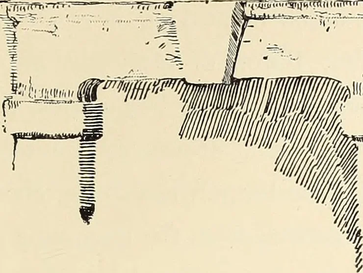 An illustration from Ancient castles and mansions of Stirling nobility / described and illustrated by J.S. Fleming, 1902, leaf 68