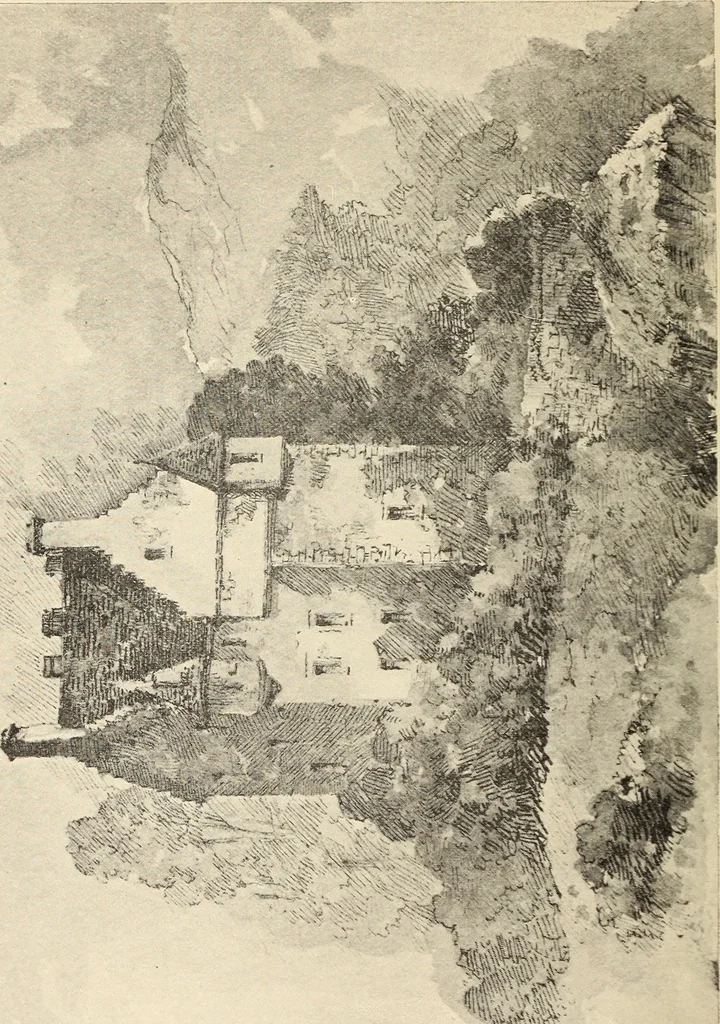 An illustration from Ancient castles and mansions of Stirling nobility / described and illustrated by J.S. Fleming, 1902, leaf 7